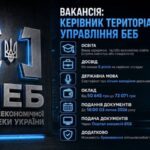 БЕБ оголосило конкурси на посади керівників семи теруправлінь