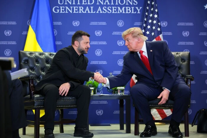 Розпочалися переговори Зеленського і Трампа у Нью-Йорку: онлайн-трансляція